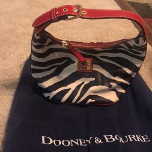 Cute Dooney & Buorke zebra print print purse